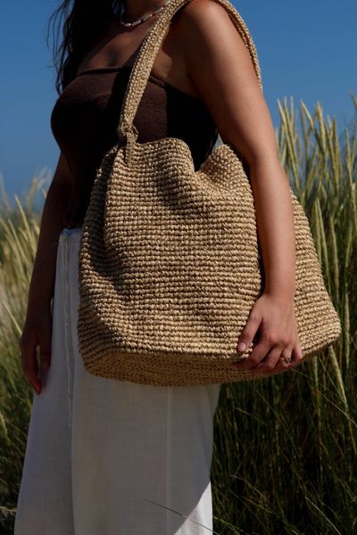 DUA | WAKATOBI RAFFIA TOTE BAG 