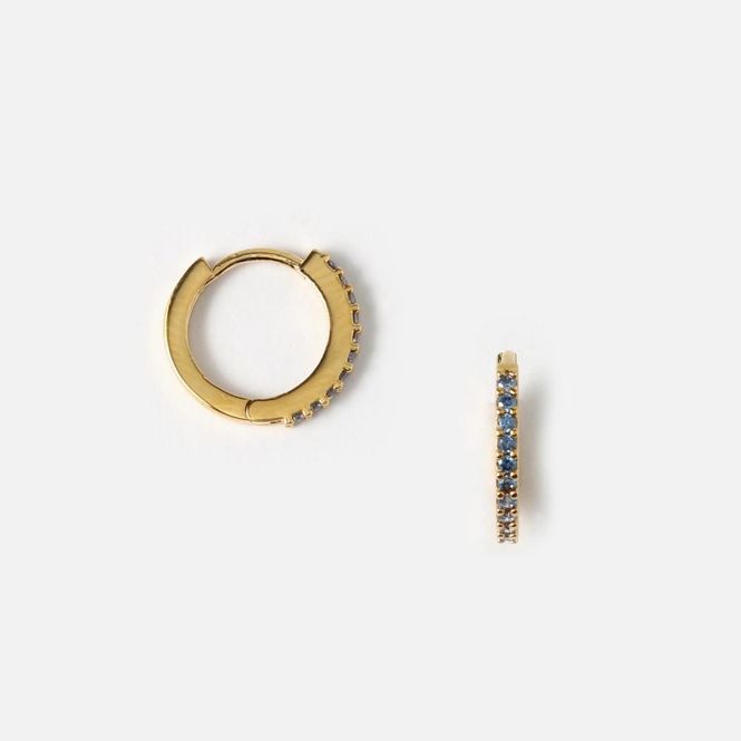 Hovedbilde Orelia Hoop Indian Sapphire 