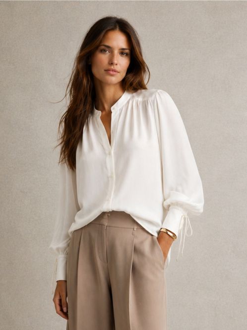 Hovedbilde BEL CASHMERE | ISADORA IVORY BLOUSE 