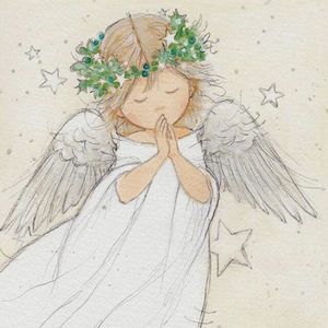 Hovedbilde AMBIENTE | JULESERVIETTER PRAYING ANGEL 