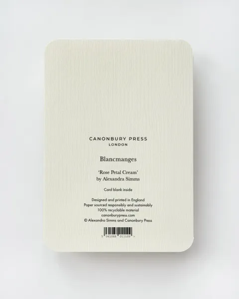 CANONBURY PRESS | ROSE PETAL GREETING CARD 