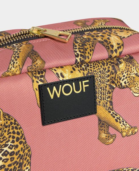 WOUF | TOALETTMAPPE BLUSH LEOPARD 