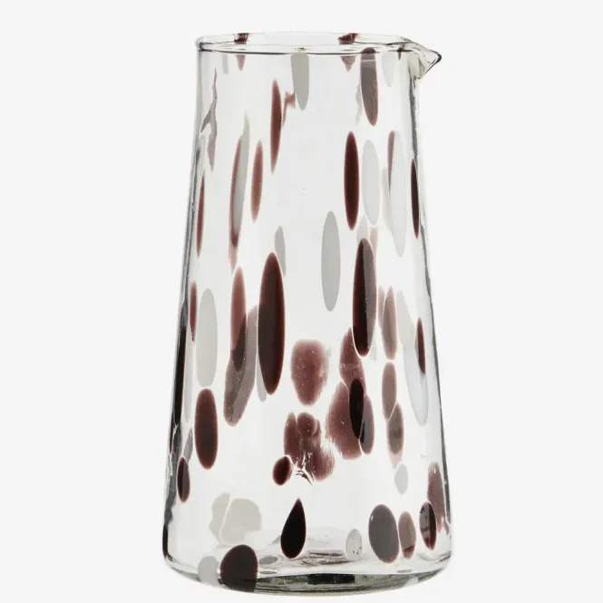 Hovedbilde Vannkaraffel Spettet Glass